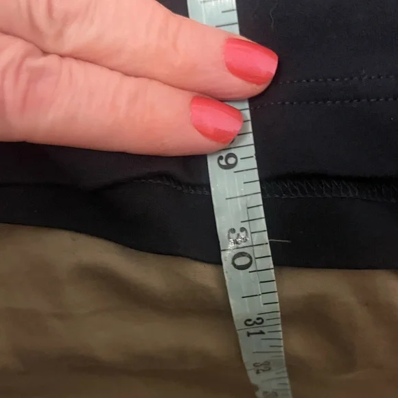 Men's L.L. Bean Carefree Unshrinkable Mockneck Shirt Navy Blue Size XL Tall - Picture 6 of 7